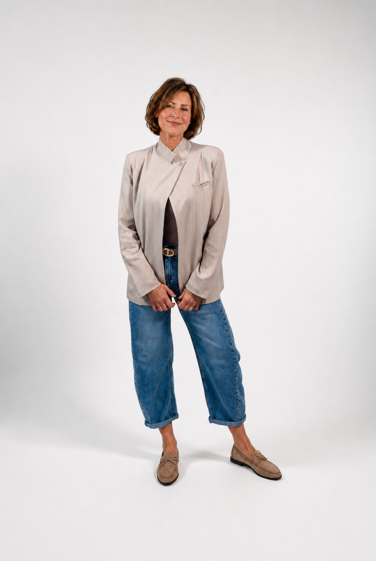Blazer Oda Krijtstreep