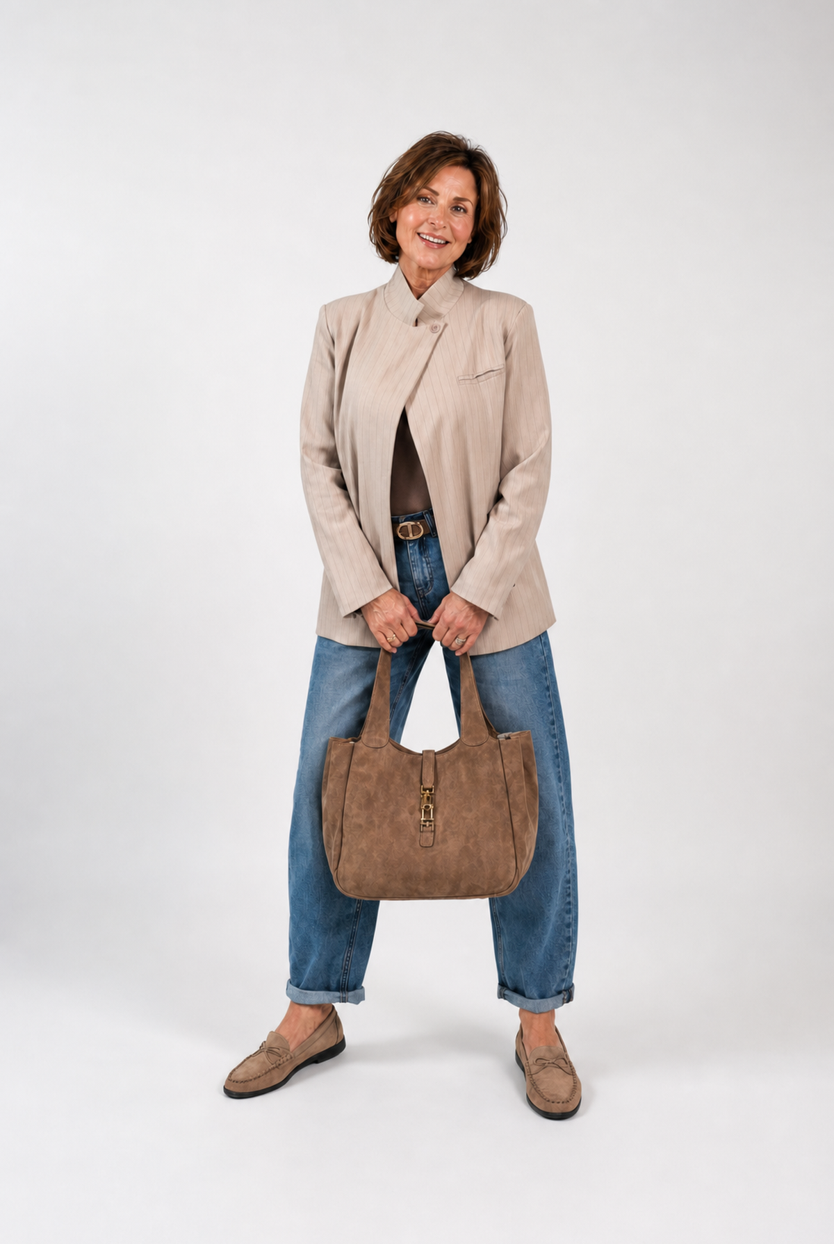 Blazer Oda Krijtstreep