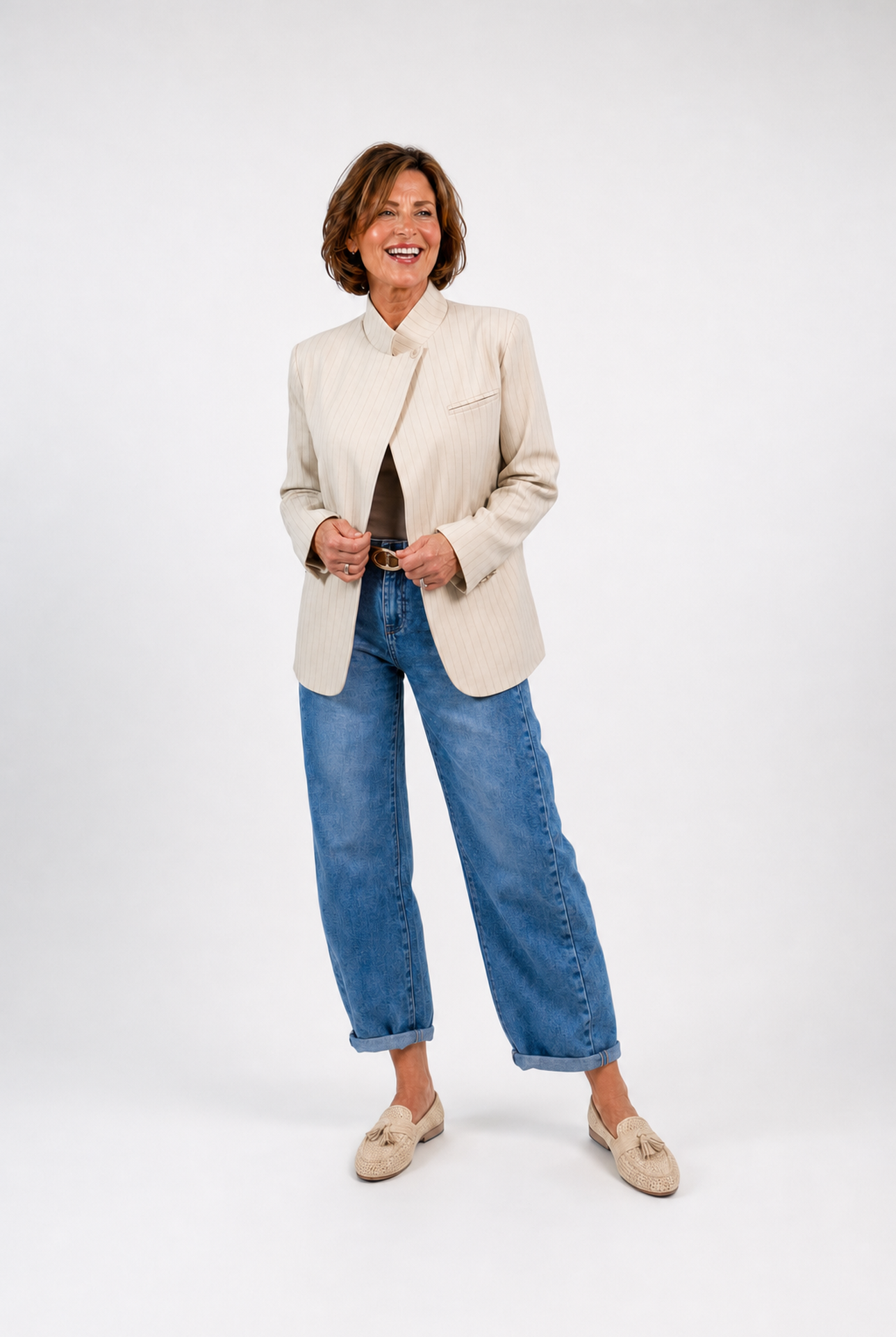 Blazer Oda Krijtstreep