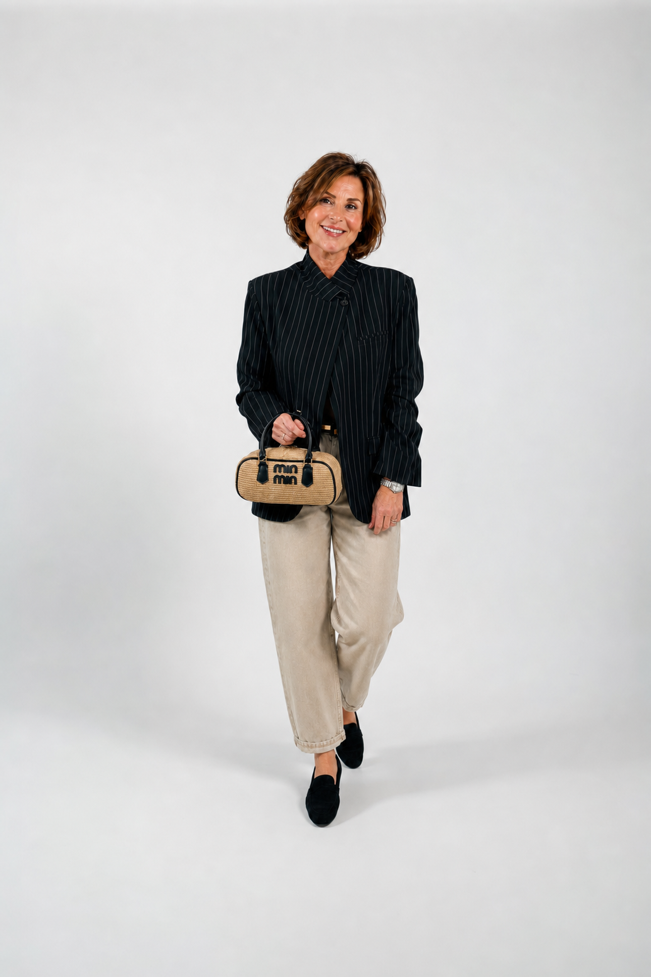 Blazer Oda Krijtstreep