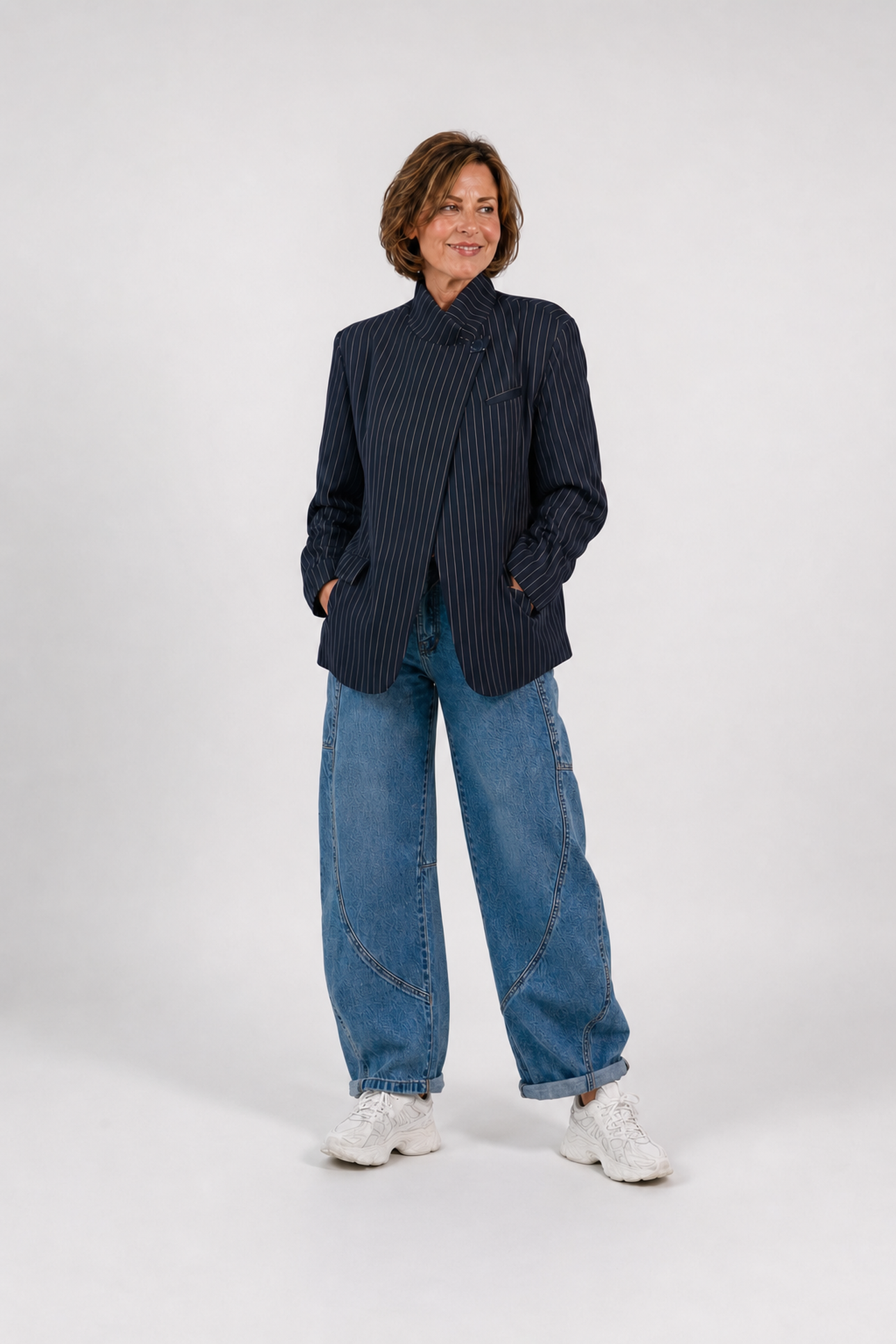 Blazer Oda Krijtstreep