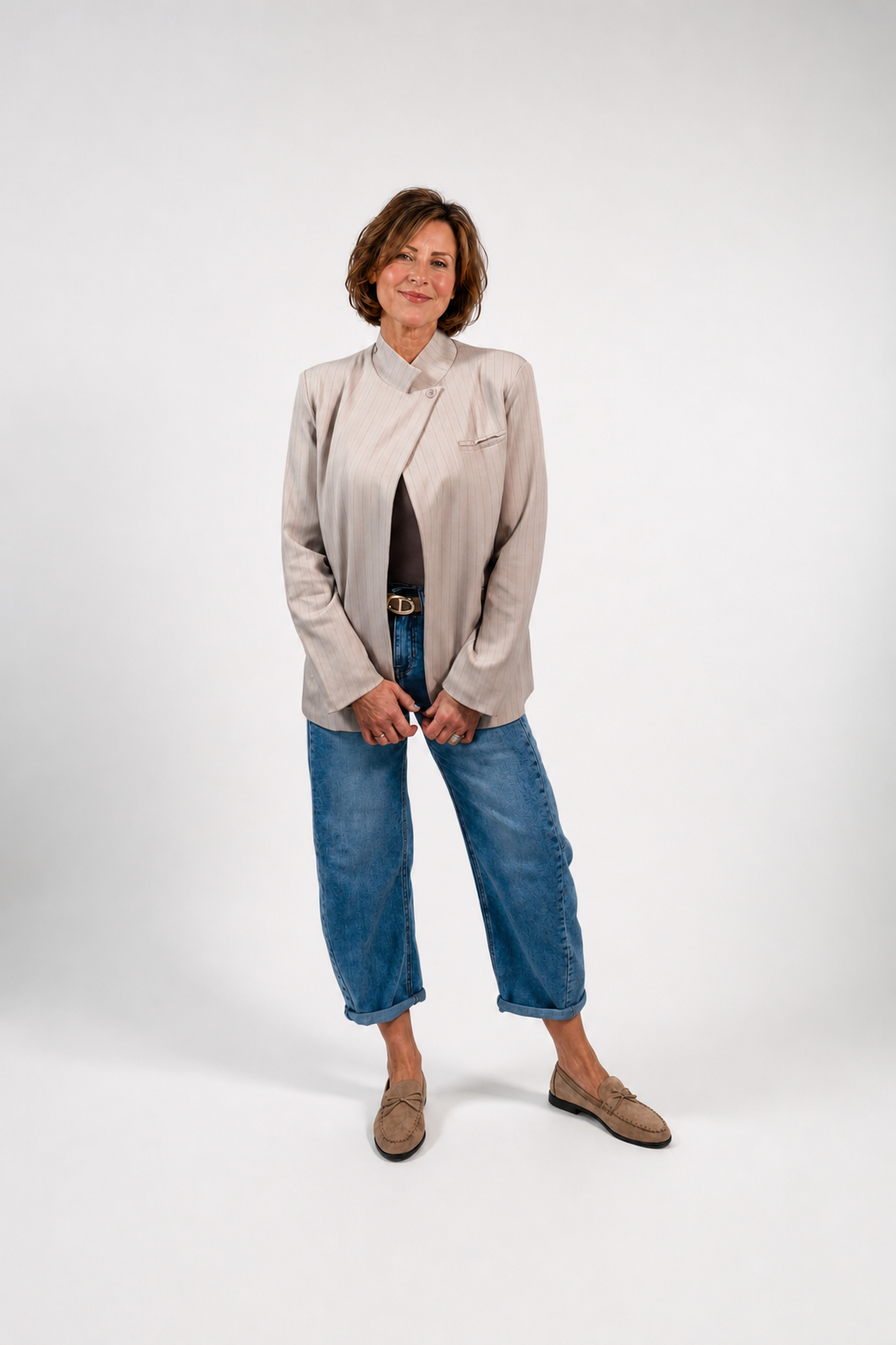 Blazer Oda Krijtstreep