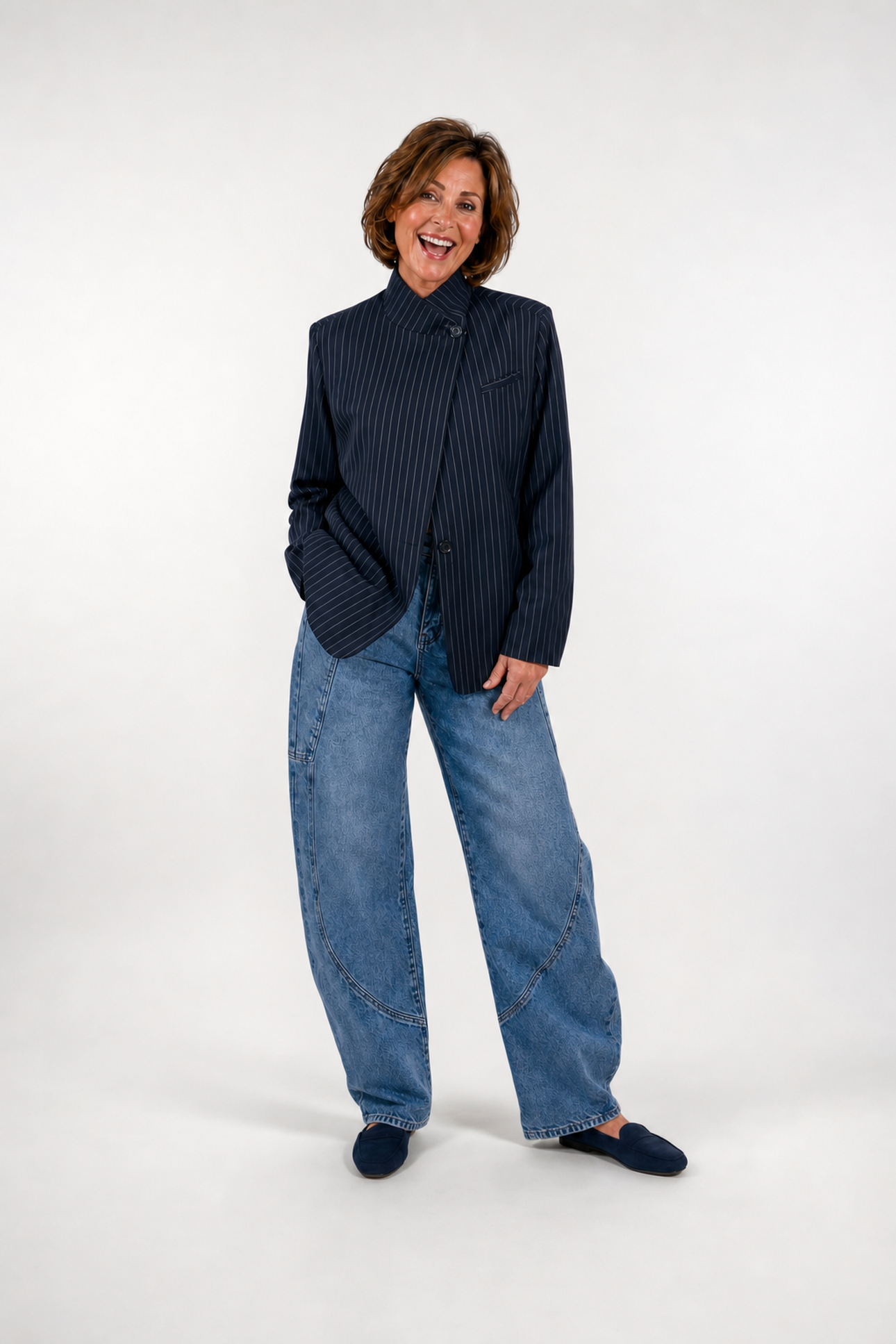 Blazer Oda Krijtstreep