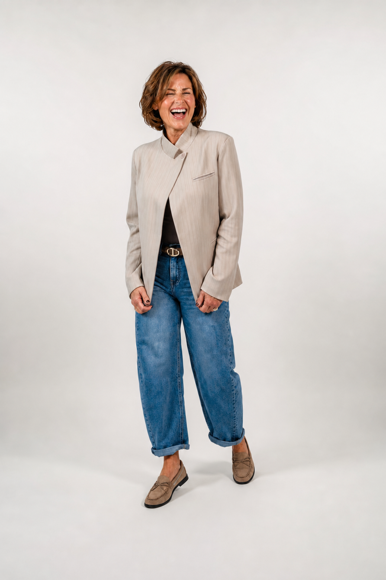 Blazer Oda Krijtstreep