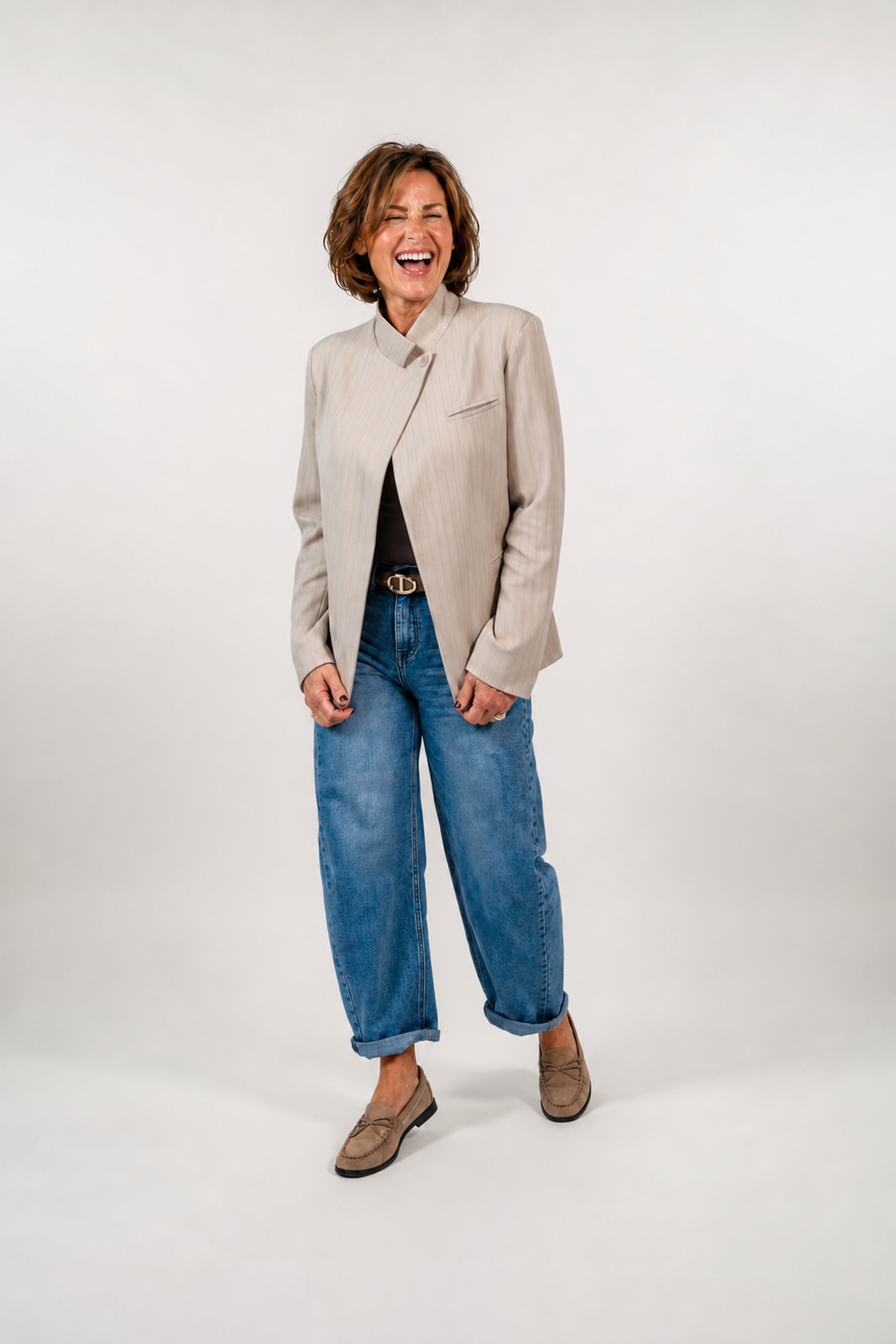 Blazer Oda Krijtstreep