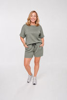 Twinset uni legergroen